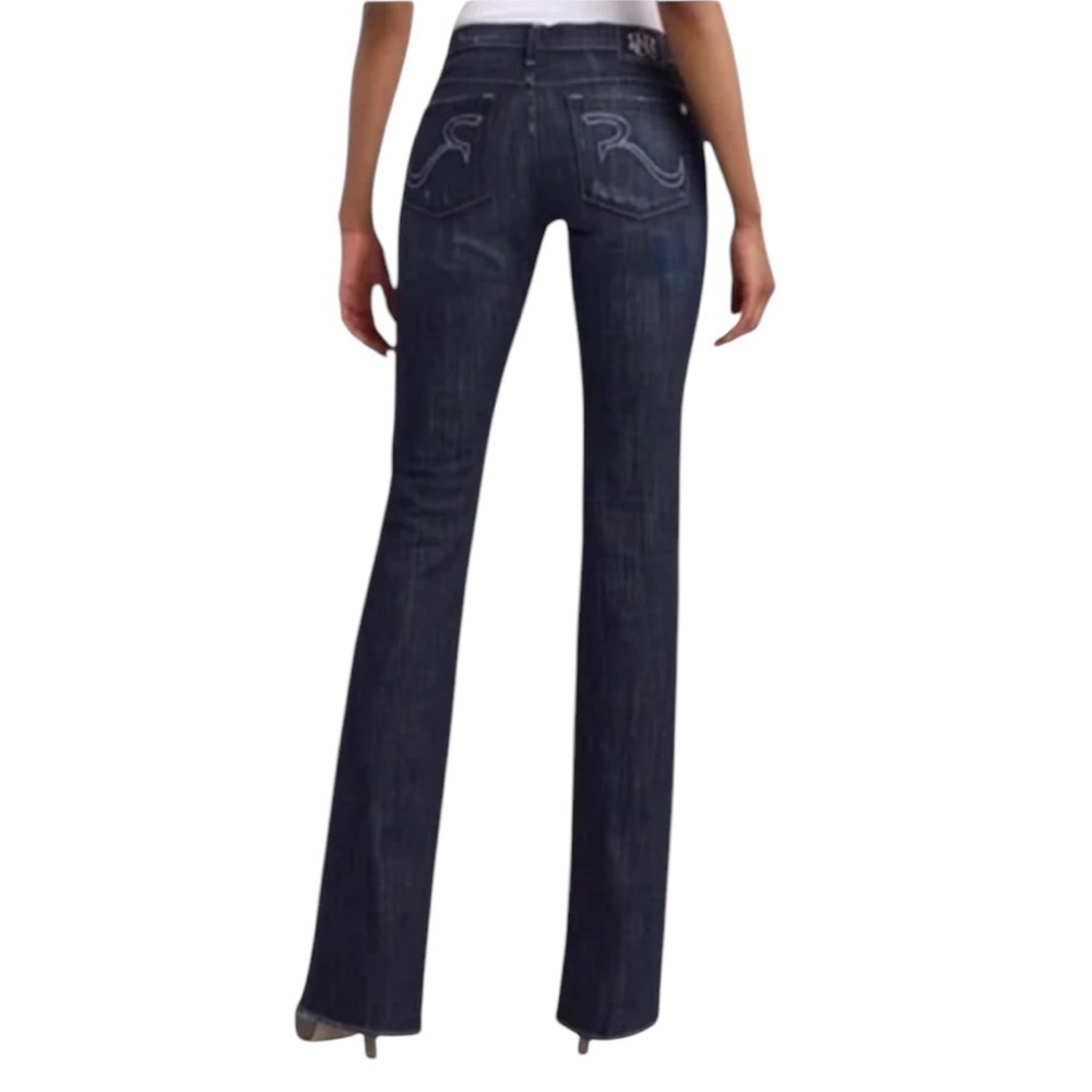 Rock & Republic Y2K Dark Wash Kasandra Bootcut Low Rise Jeans